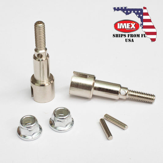Upgraded Metal Rear Wheel Shaft Set