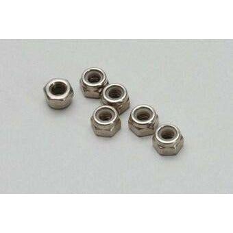 NYLON LOCK NUT M4 - 6 PCS