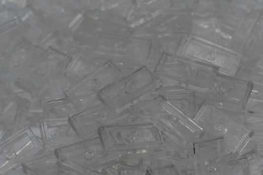 1x2 Tile Brick 200 Pack (Clear)
