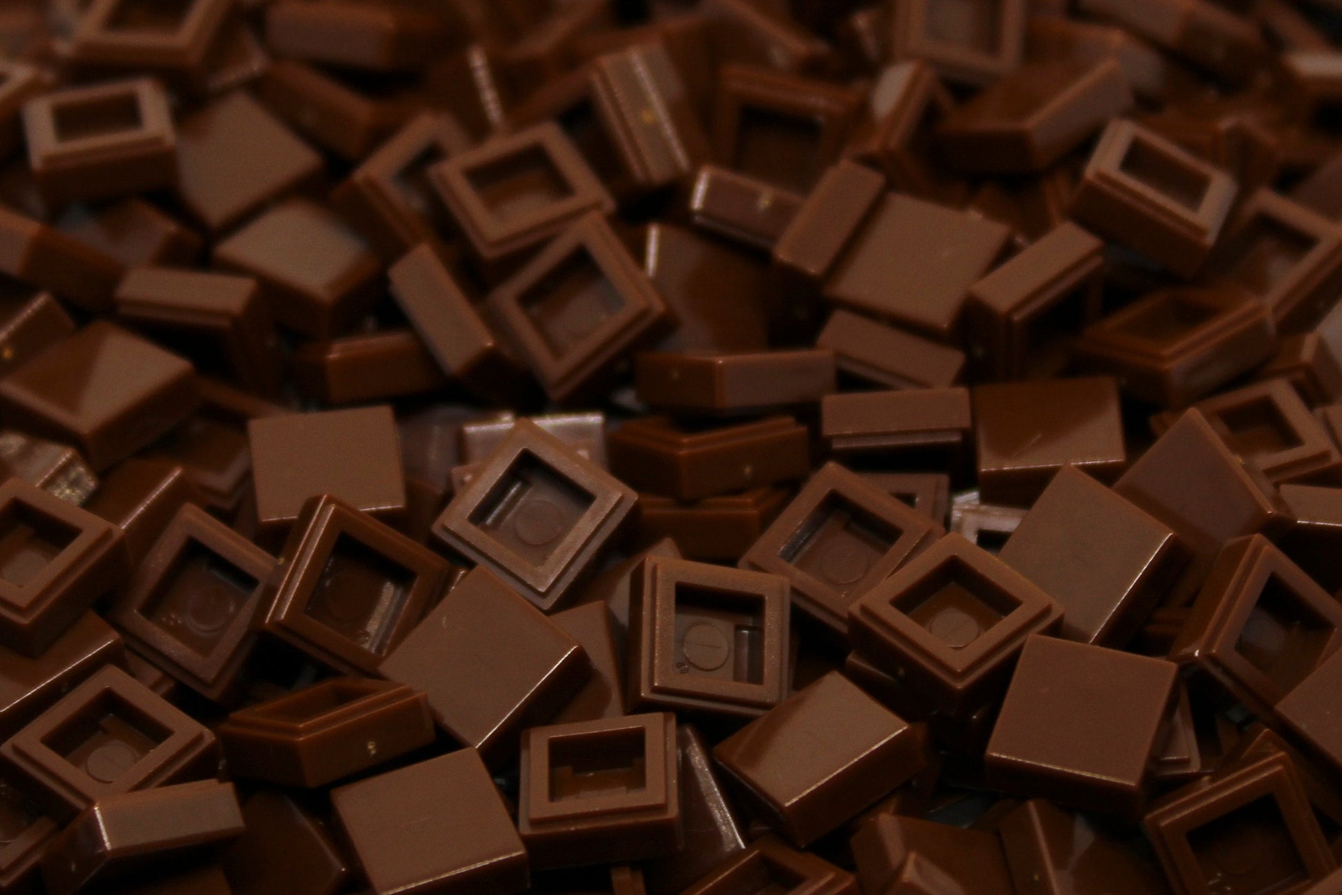 1x1 Tile Brick 300 Pack (Brown)