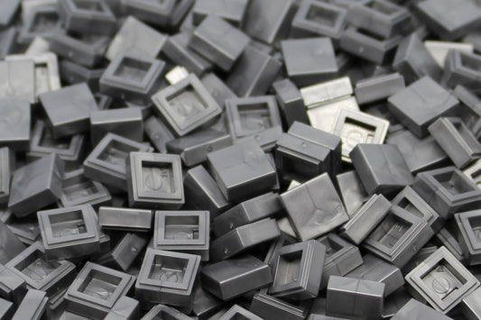 1x1 Tile Brick 300 Pack (Metallic Silver)