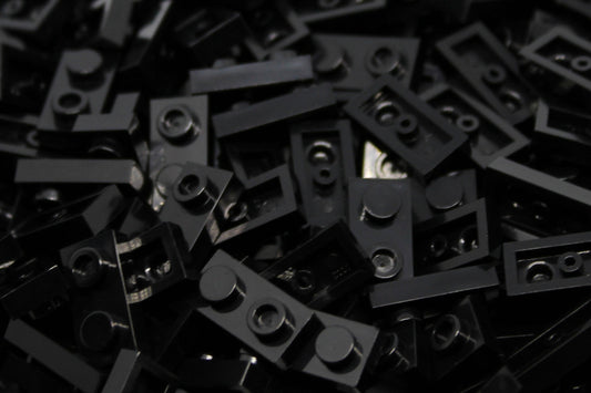 1X2X1/3 Stud Bricks 200 Pack (Black)