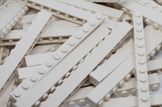 1x12 Stud Bricks 80 Pack (White)