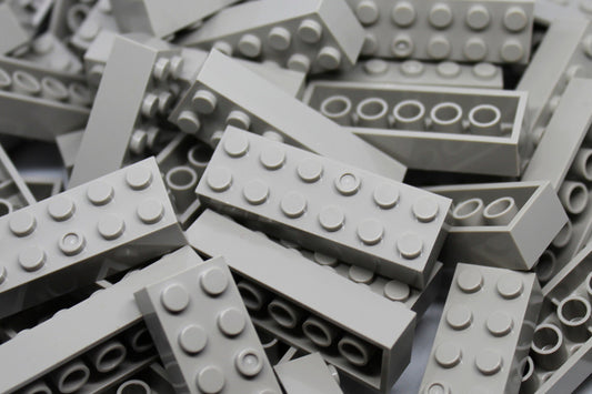 2x6 Stud Bricks 80 Pack (Light Gray)