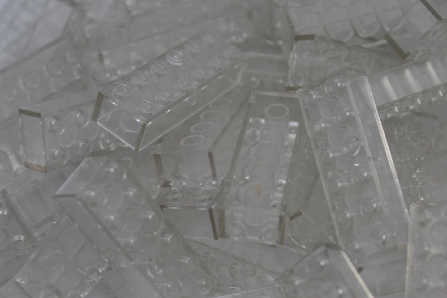 2x6 Stud Bricks 80 Pack (Clear)