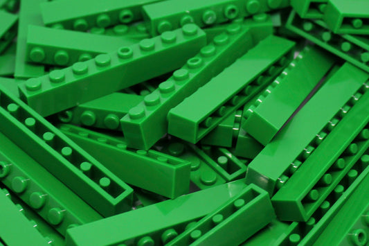 1x8 Stud Bricks 80 Pack (Green)