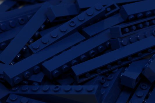 1x8 Stud Bricks 80 Pack (Royal Blue)