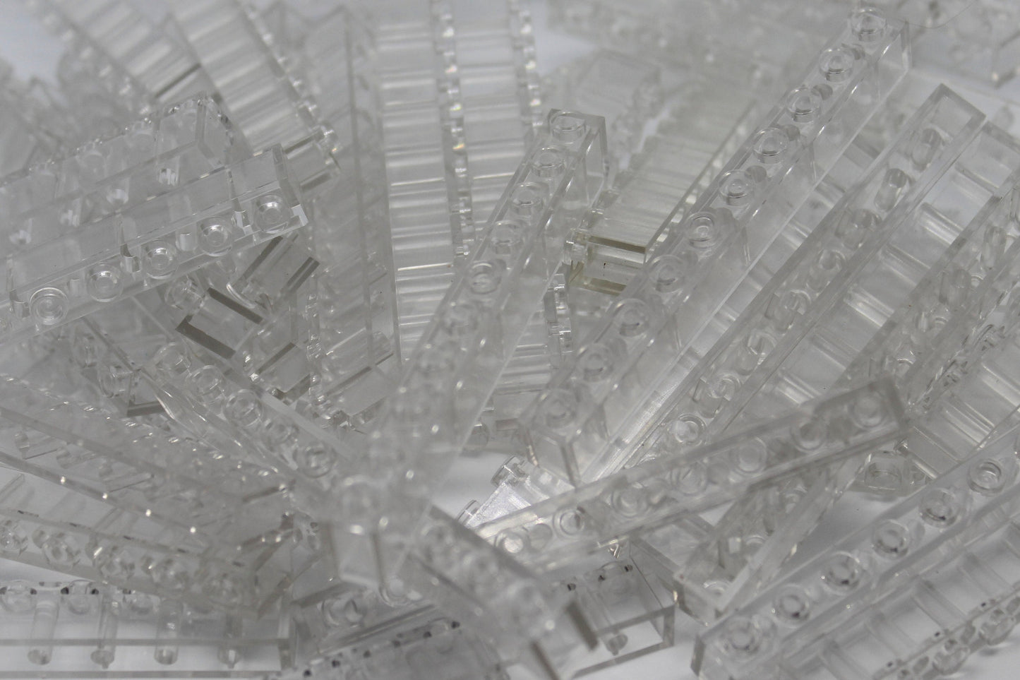 1x10 Stud Bricks 50 Pack (Clear)
