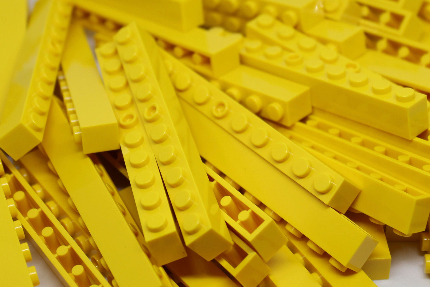 1x10 Stud Bricks 50 Pack (Yellow)