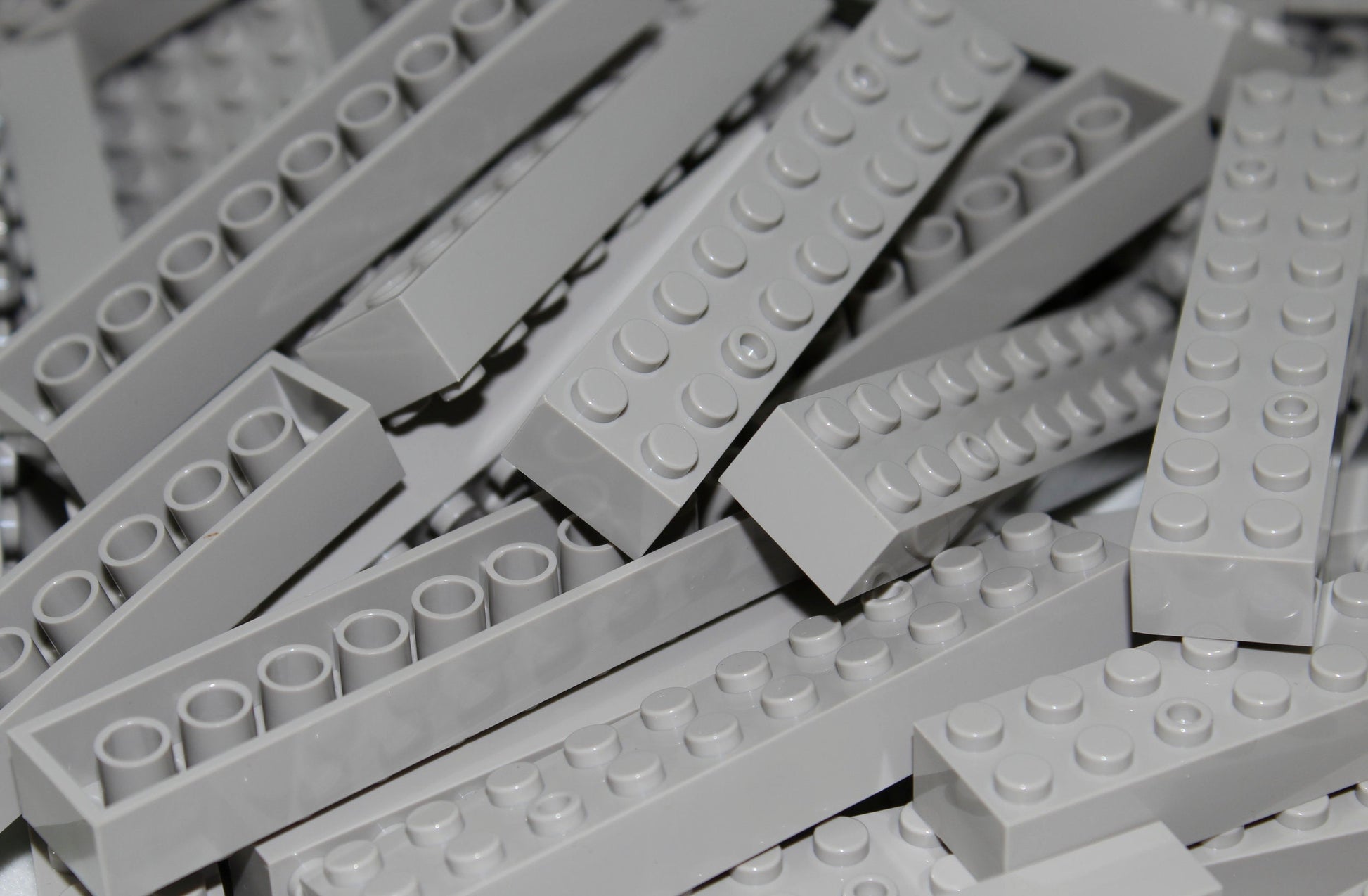 2x10 Stud Bricks 50 Pack (Light Gray)