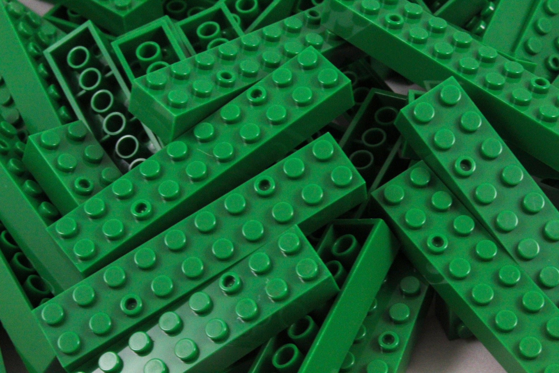 2x10 Stud Bricks 50 Pack (Green)