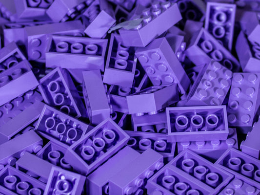 2X4 Brick 100 Pack (Purple)