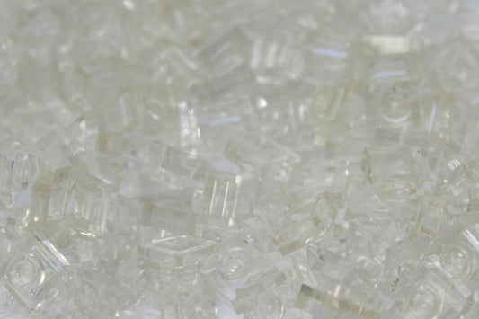 1X1X1/3 Stud Bricks 300 Pack (Clear)