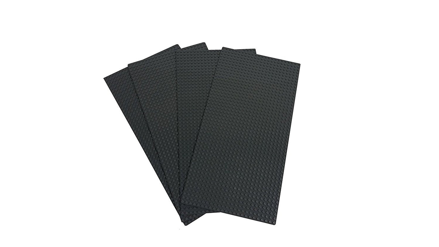 24x48 Stud Baseplate 4 Pack (Dark Grey)