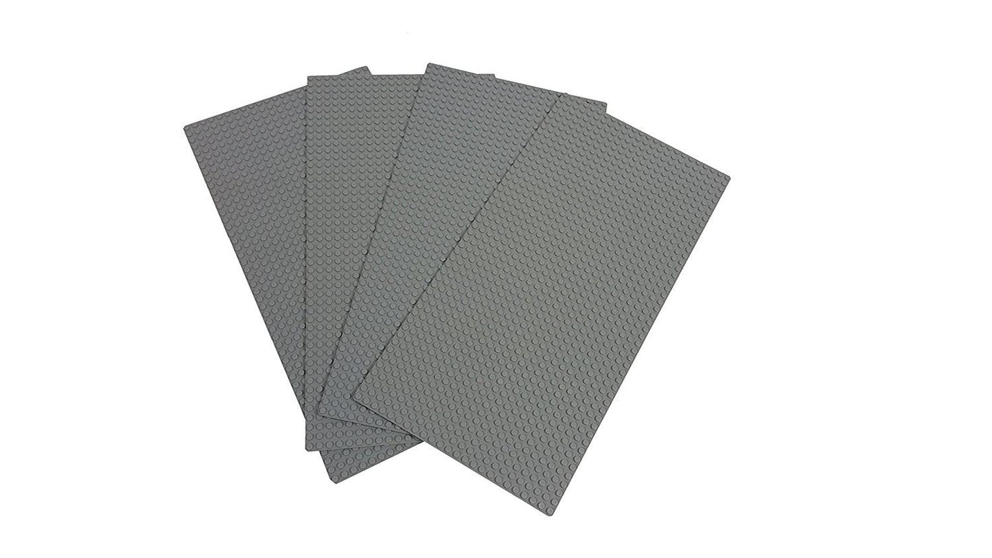 24x48 Stud Baseplate 4 Pack (Light Grey)
