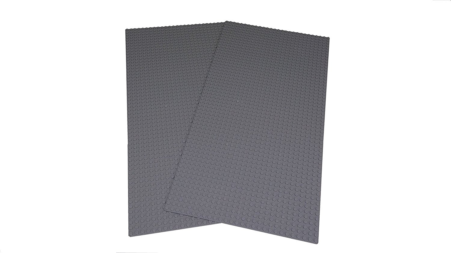 28x56 Stud Baseplate 2 Pack (Light Grey)
