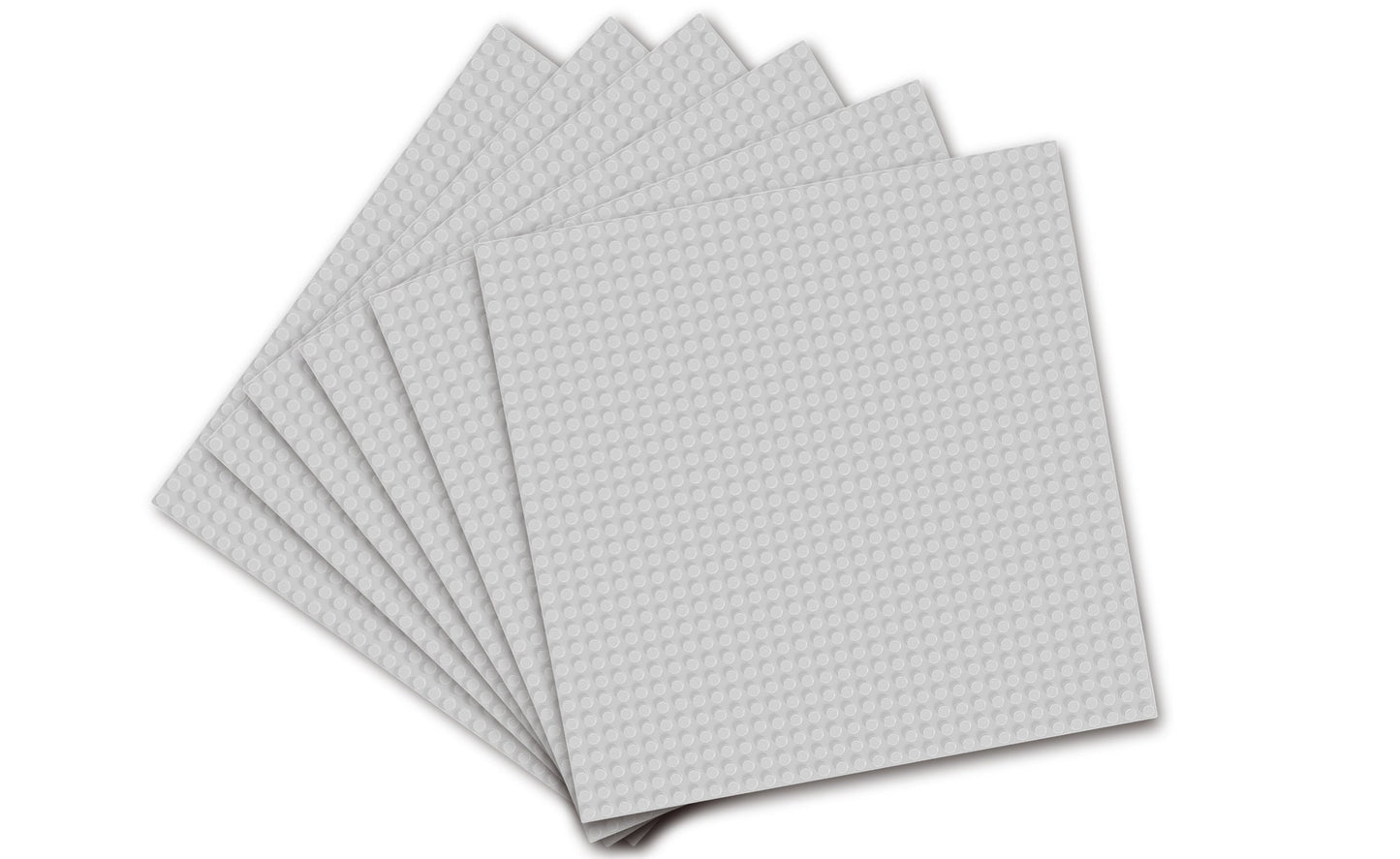 32x32 Stud Baseplate 6 Pack (White)