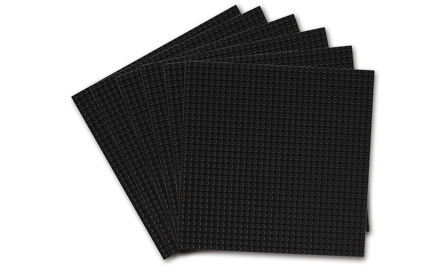 32x32 Stud Baseplate 6 Pack (Black)