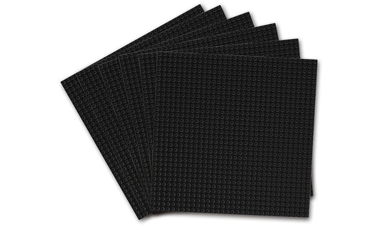 32x32 Stud Baseplate 6 Pack (Black)