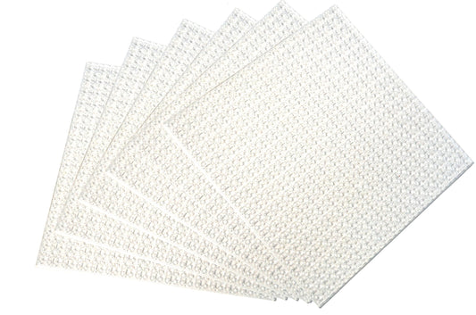 32x32 Stud Baseplate 6 Pack (Clear)