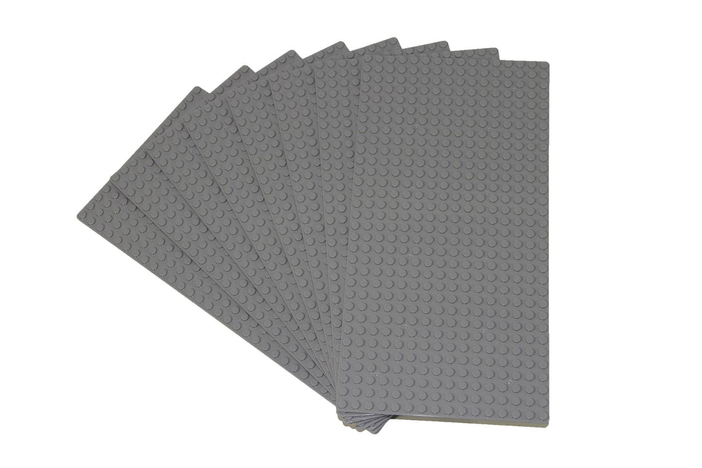 16x32 Stud Baseplate 8 Pack (Light Gray)