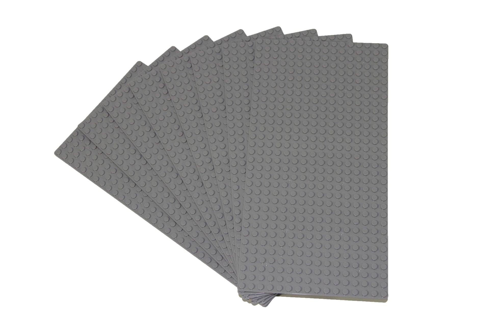 16x32 Stud Baseplate 8 Pack (Light Gray)