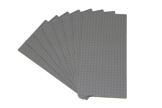 16x32 Stud Baseplate 8 Pack (Light Gray)