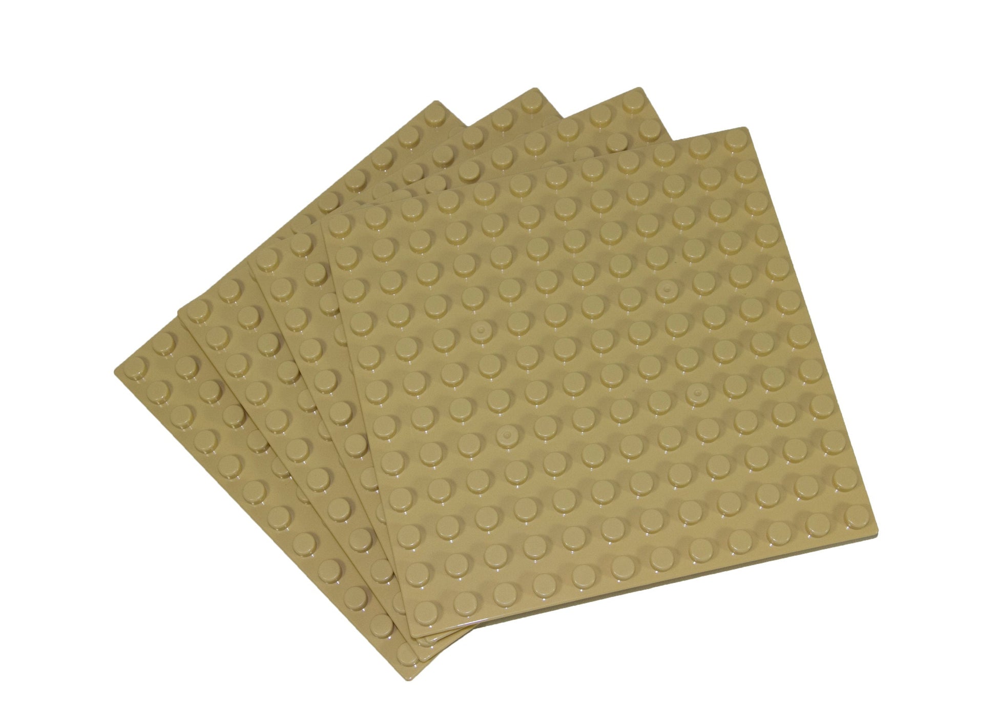 12x12 Stud Baseplate 4 Pack (Sand)