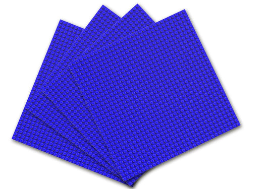32x32 Stud Baseplate 4 Pack (Blue)