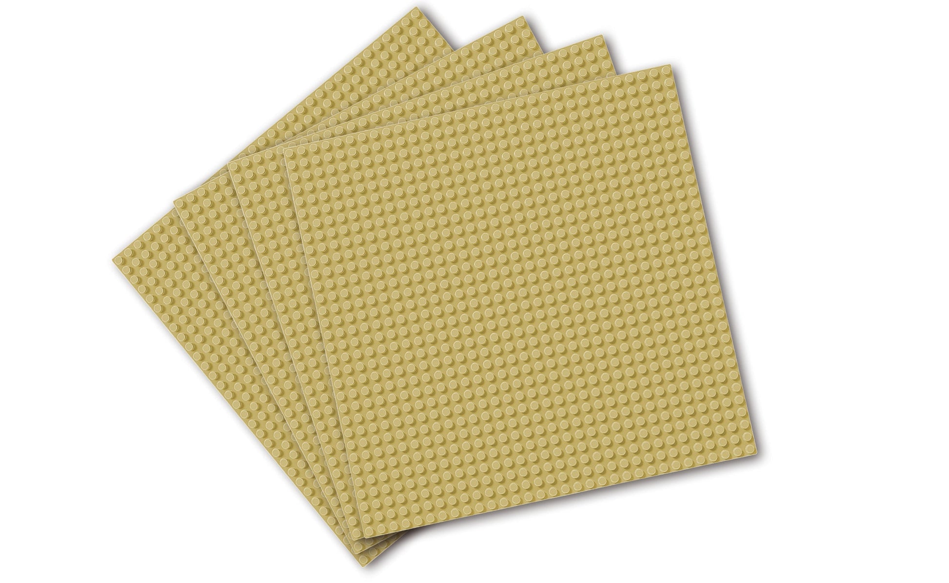 32x32 Stud Baseplate 4 Pack (Sand)
