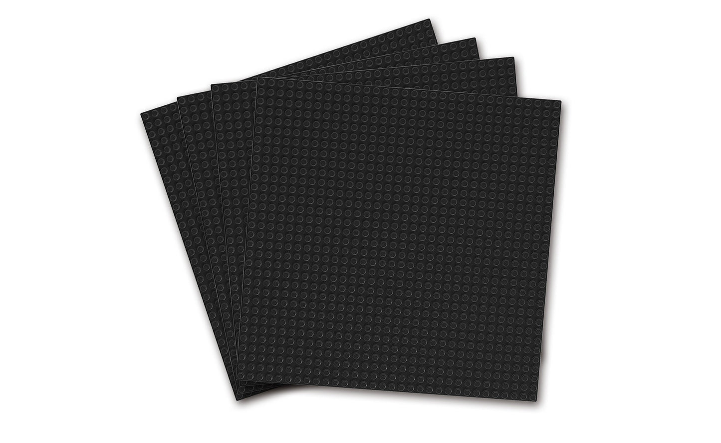 32x32 Stud Baseplate 4 Pack (Black)