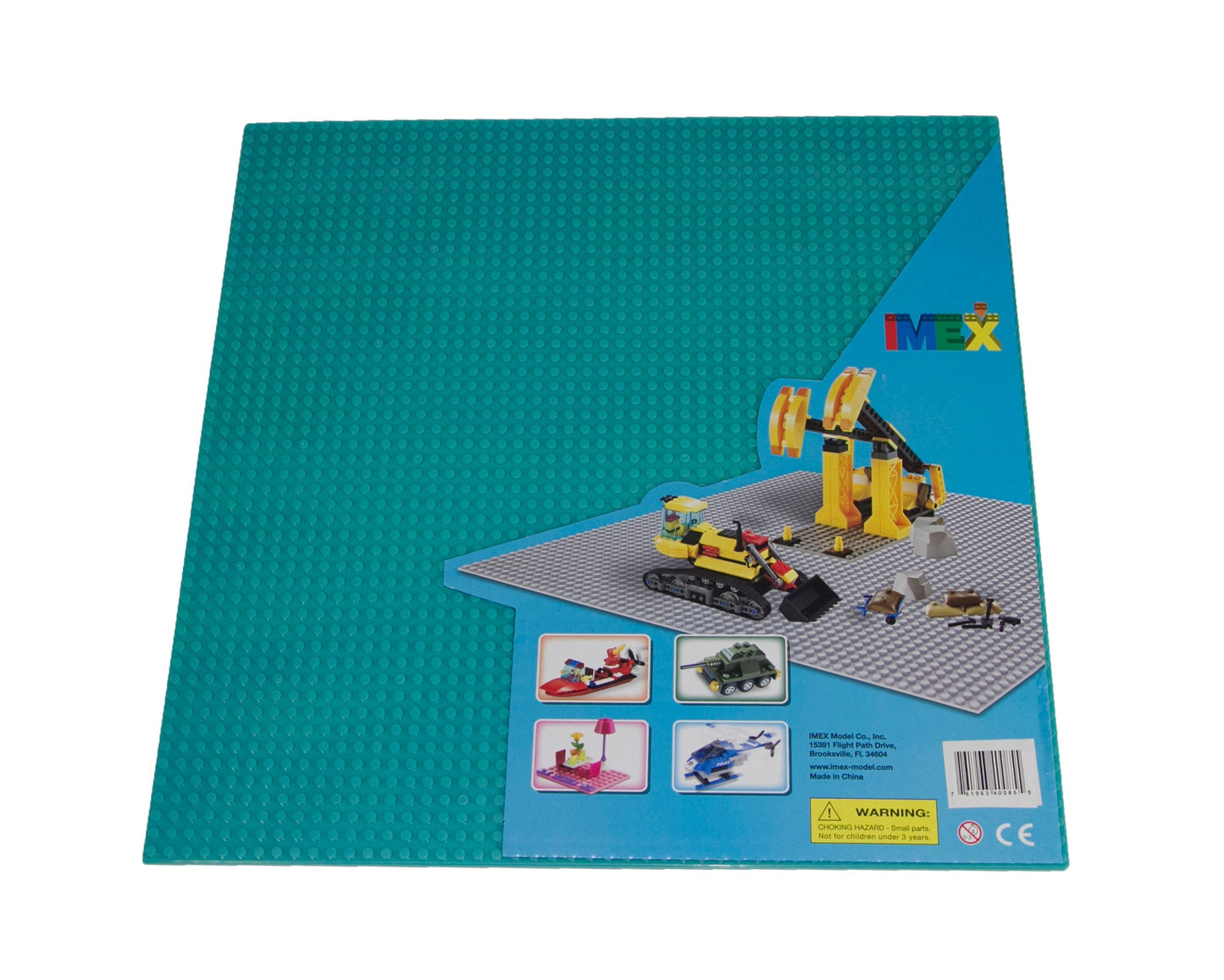 50x50 Stud Baseplate 2 Pack (Turquoise)