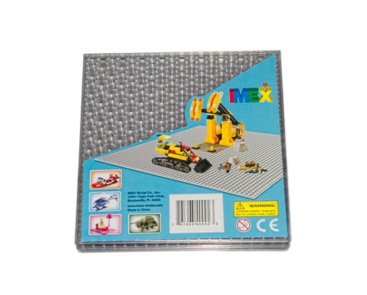 20x20 Stud Baseplate 6 Pack (Clear)