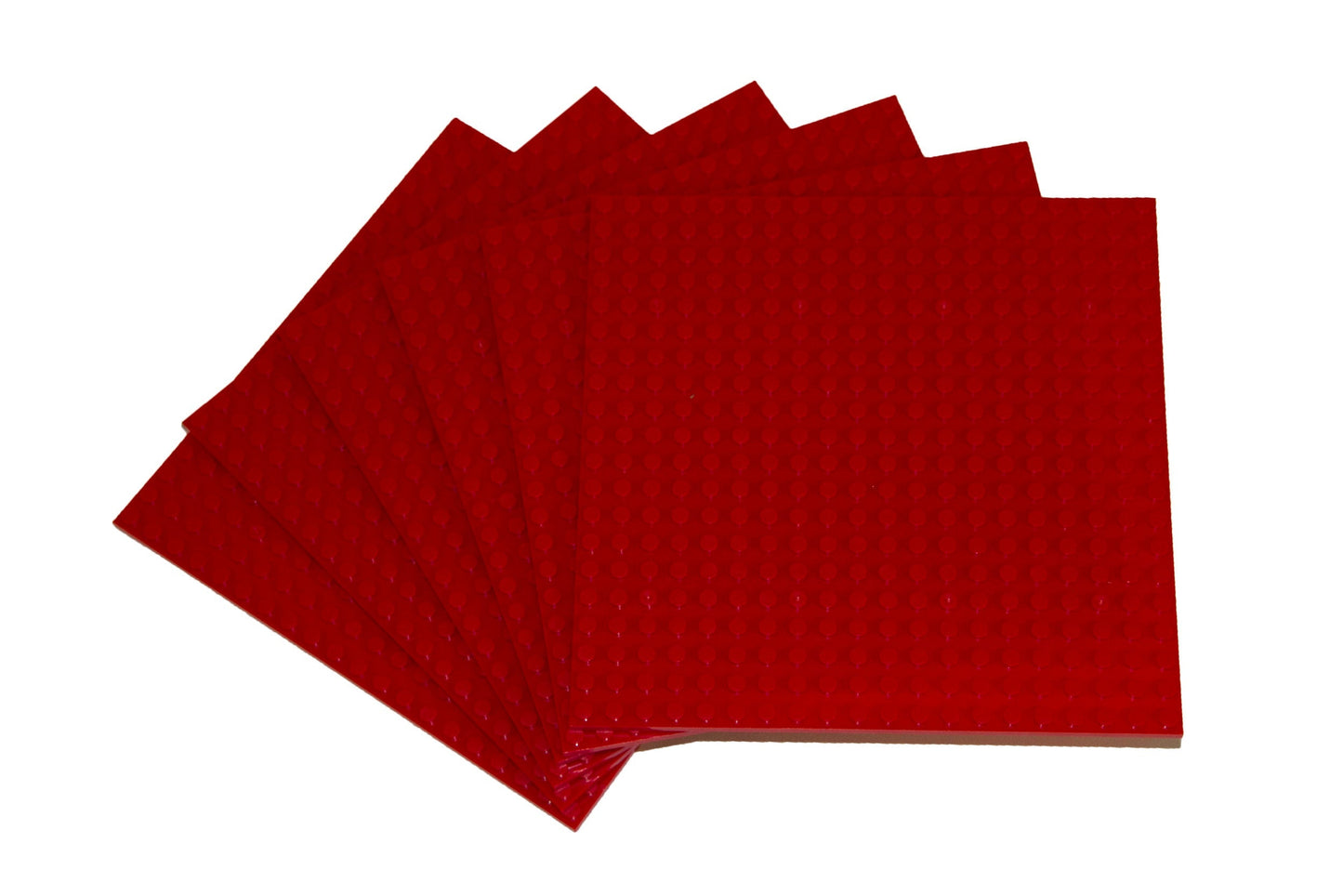 20x20 Stud Baseplate 6 Pack (Red)
