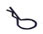 Blue Bodyshell R Clips 1/10 Stock size with Big Ring 10 pieces/bag