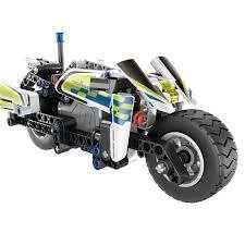 Qihui Police Motorcycle Building Kit (Pull-Back)