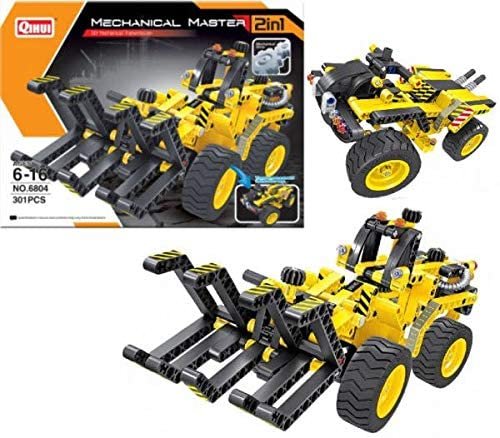 QIH06804 – TECH Brick Timber Grabber 2-in-1 (301 pcs, Manual Build)