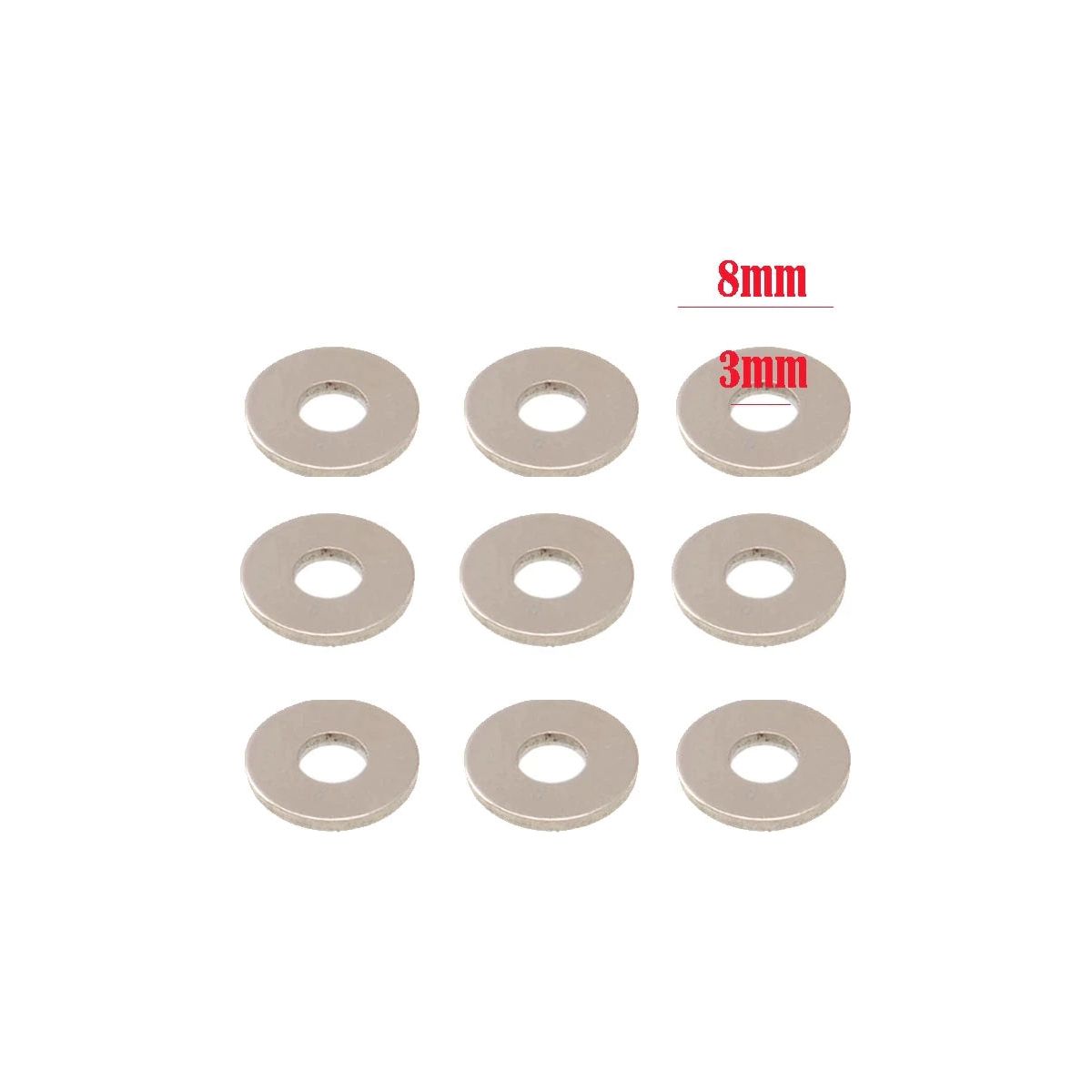 Servo Washers 3x8x0.8 mm