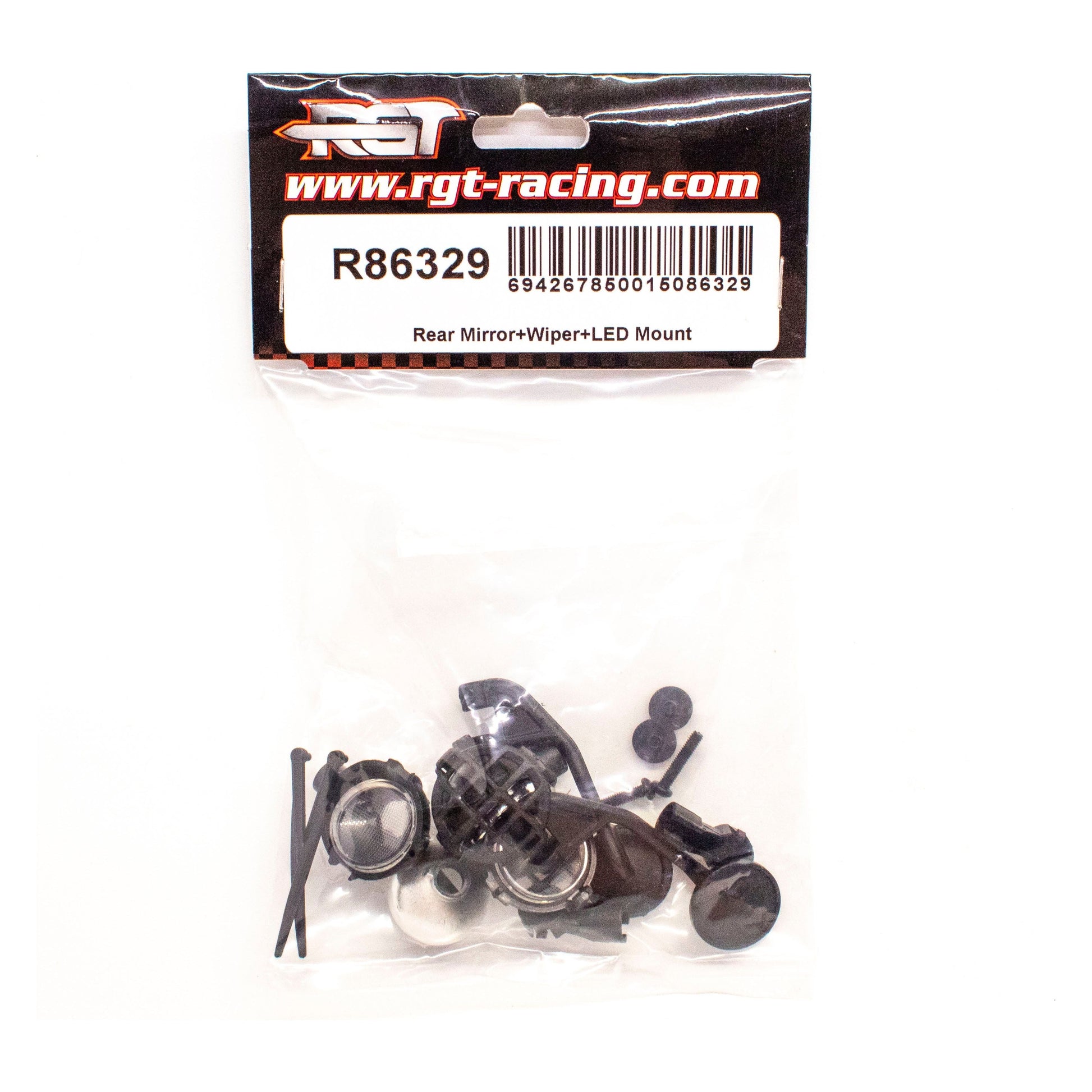 RR Mirror+Wiper+LED Mount