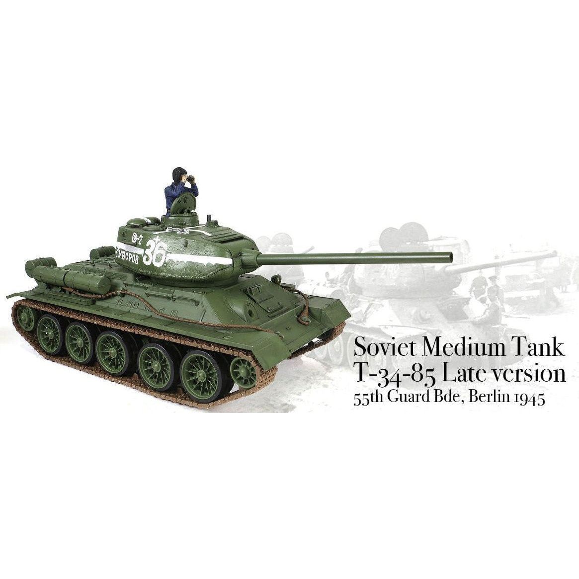 T-34/85 1/24th Scale RTR 2.4GHz Battle Tank