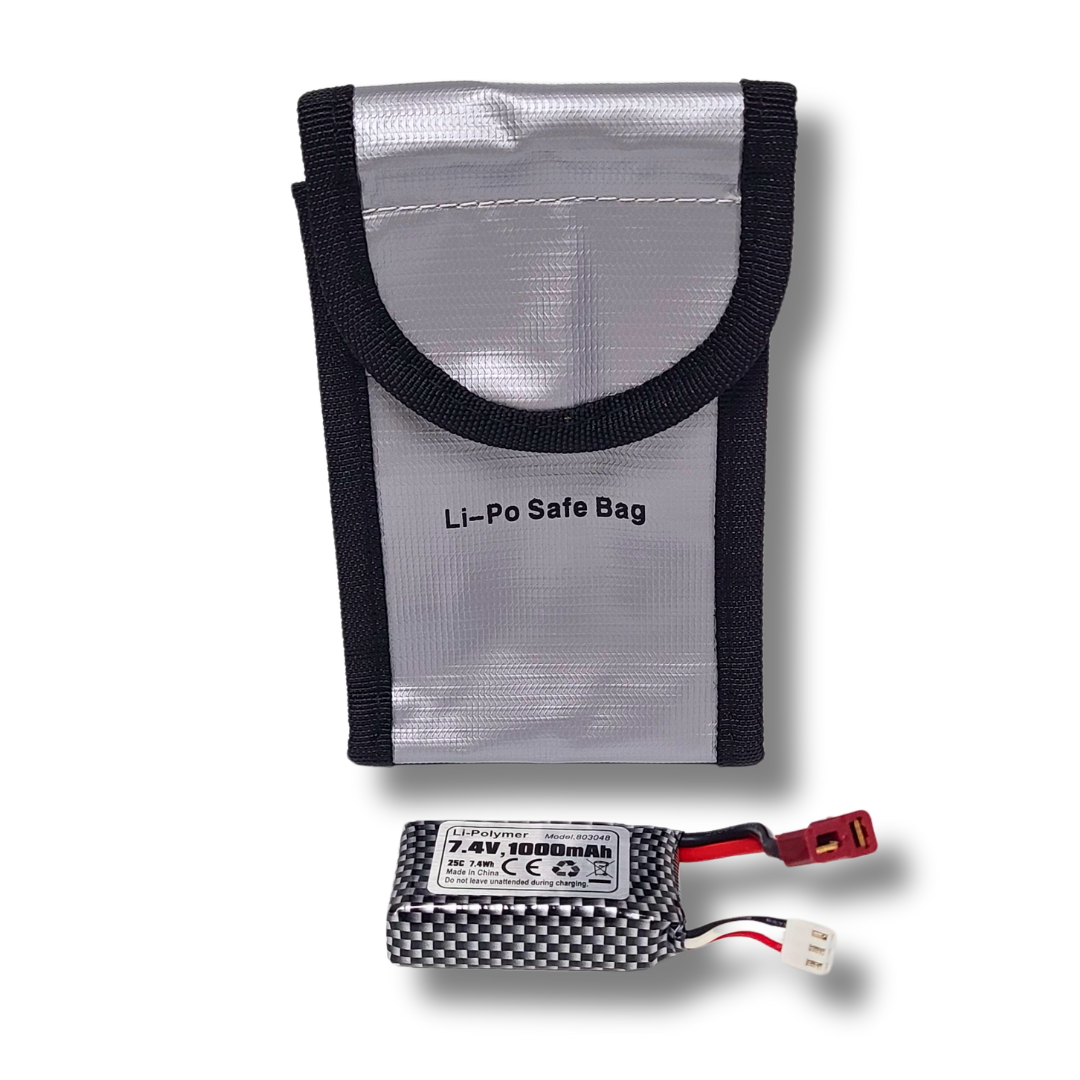Fireproof Explosionproof LiPo Battery Safe Bag (90*55*140mm)