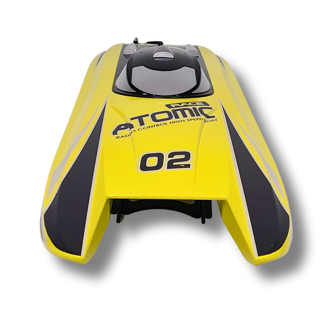 VolantexRC ATOMIC High-Speed Race Boat – Brushless 60 km/h RC Boat with LiPo Battery & Self-Righting System