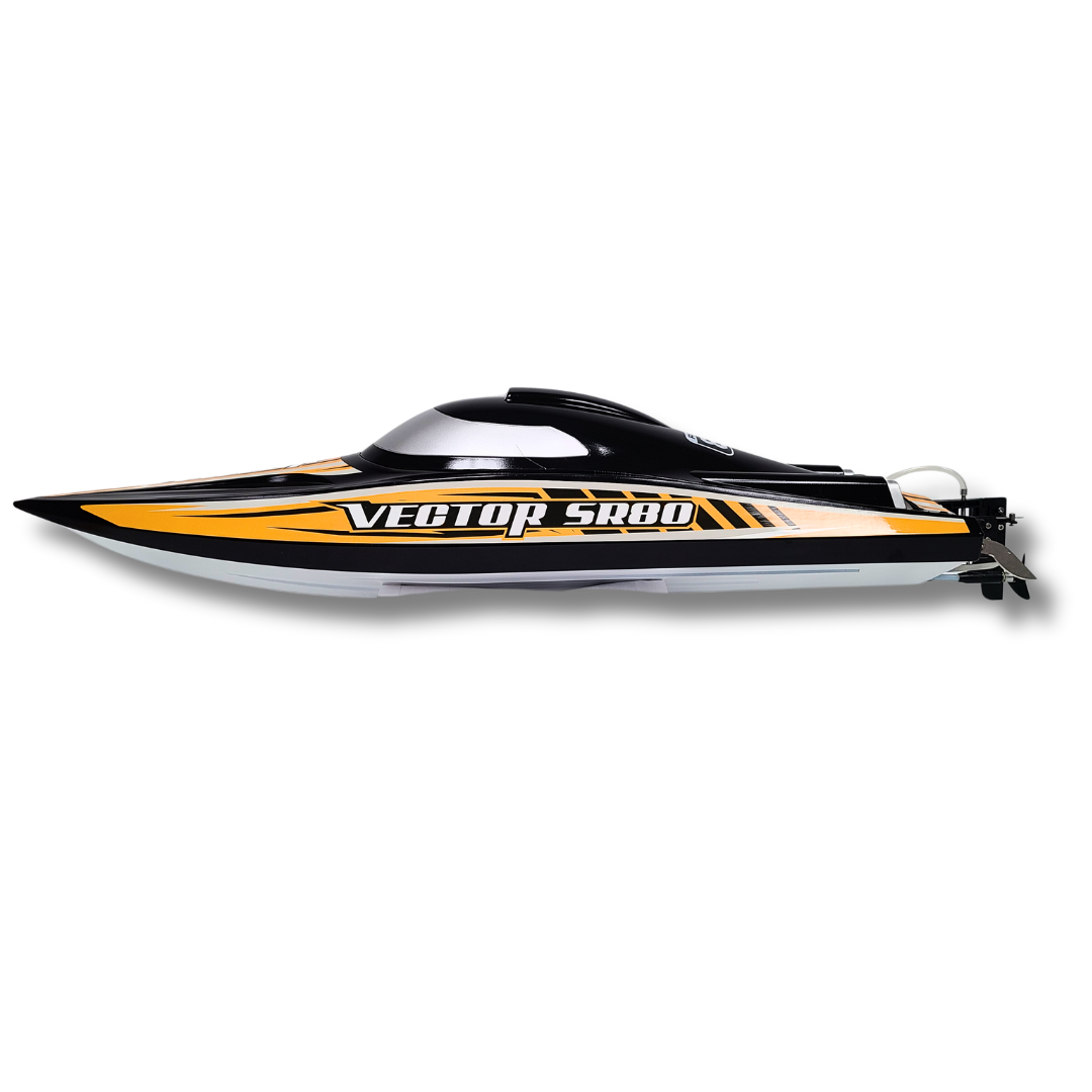 VECTOR SR80 45MPH High Speed Race Boat Brushless ARTR (Black)