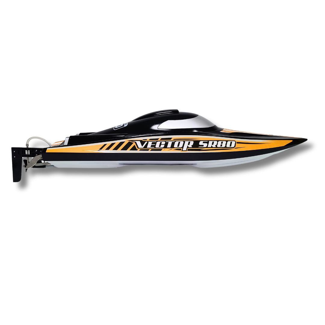 VECTOR SR80 45MPH High Speed Race Boat Brushless ARTR (Black)