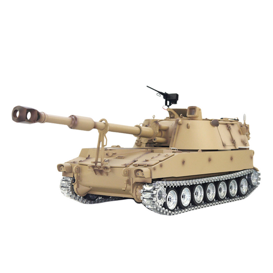 TONGDE M109A2 Howitzer 1/16 Scale Battle Tank - Metal Tracks