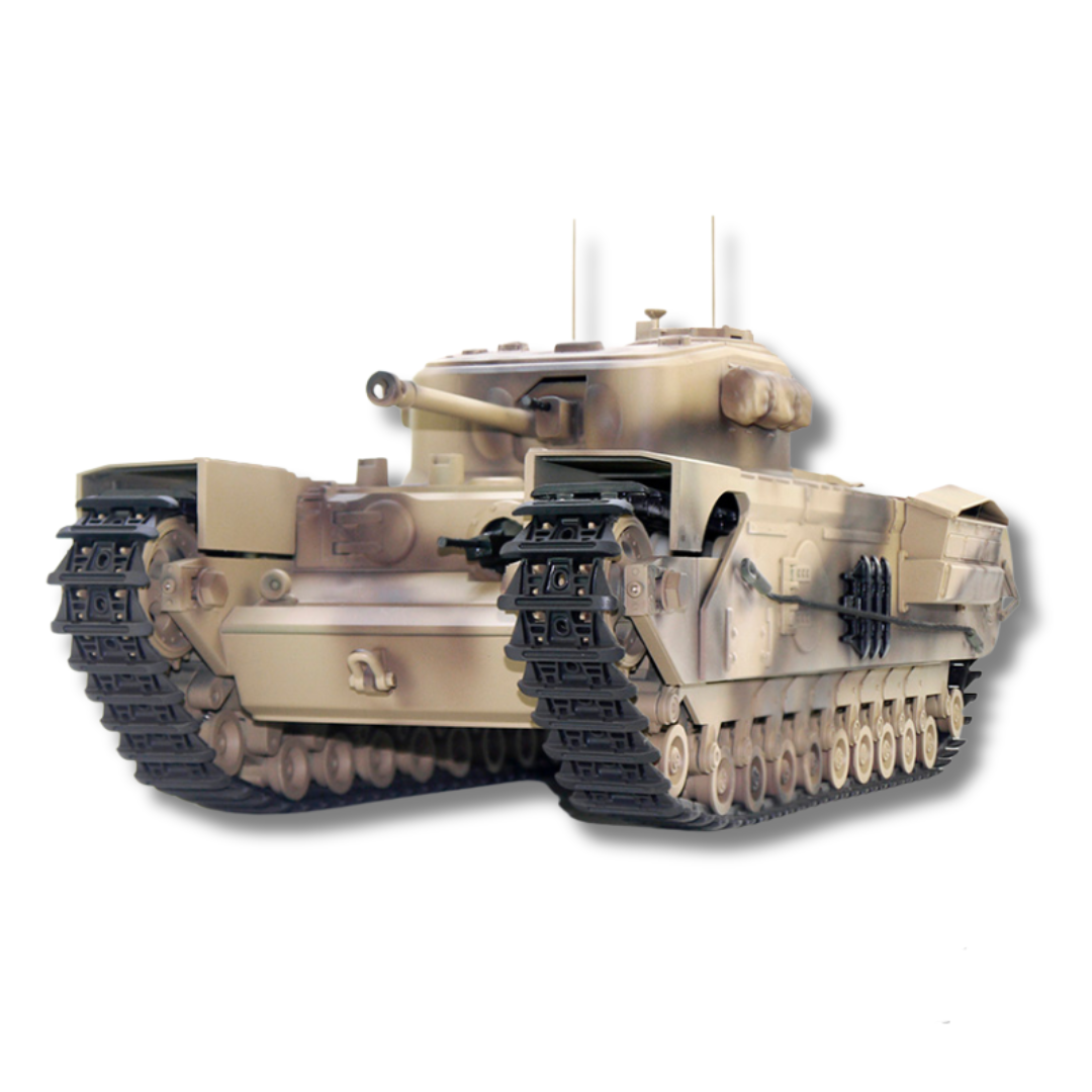 TONGDE Churchill MK. VII 1/16 Scale Battle Tank - Metal Tracks