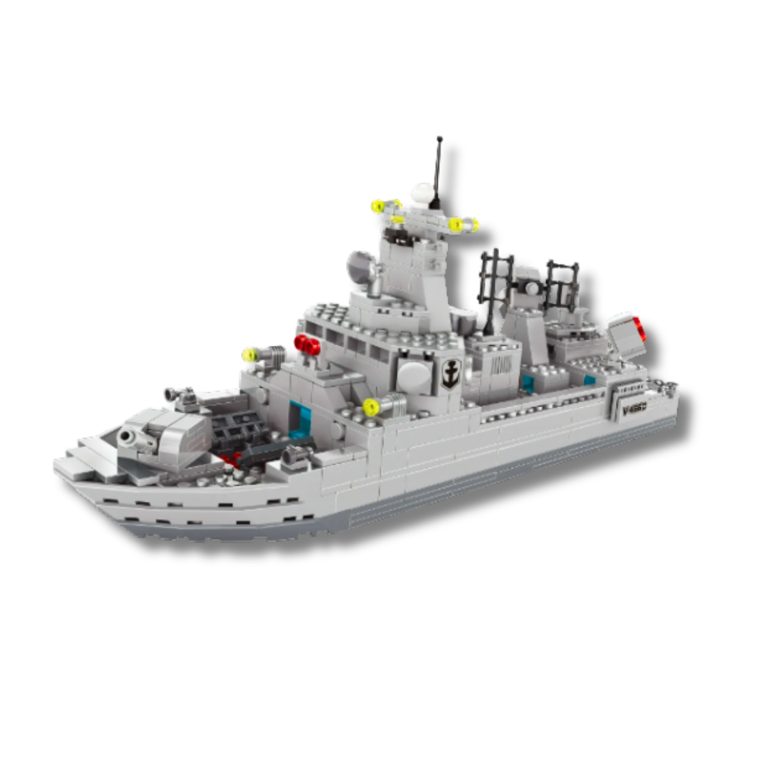 WANGE 4660 Navy Destroyer Building Block Set
