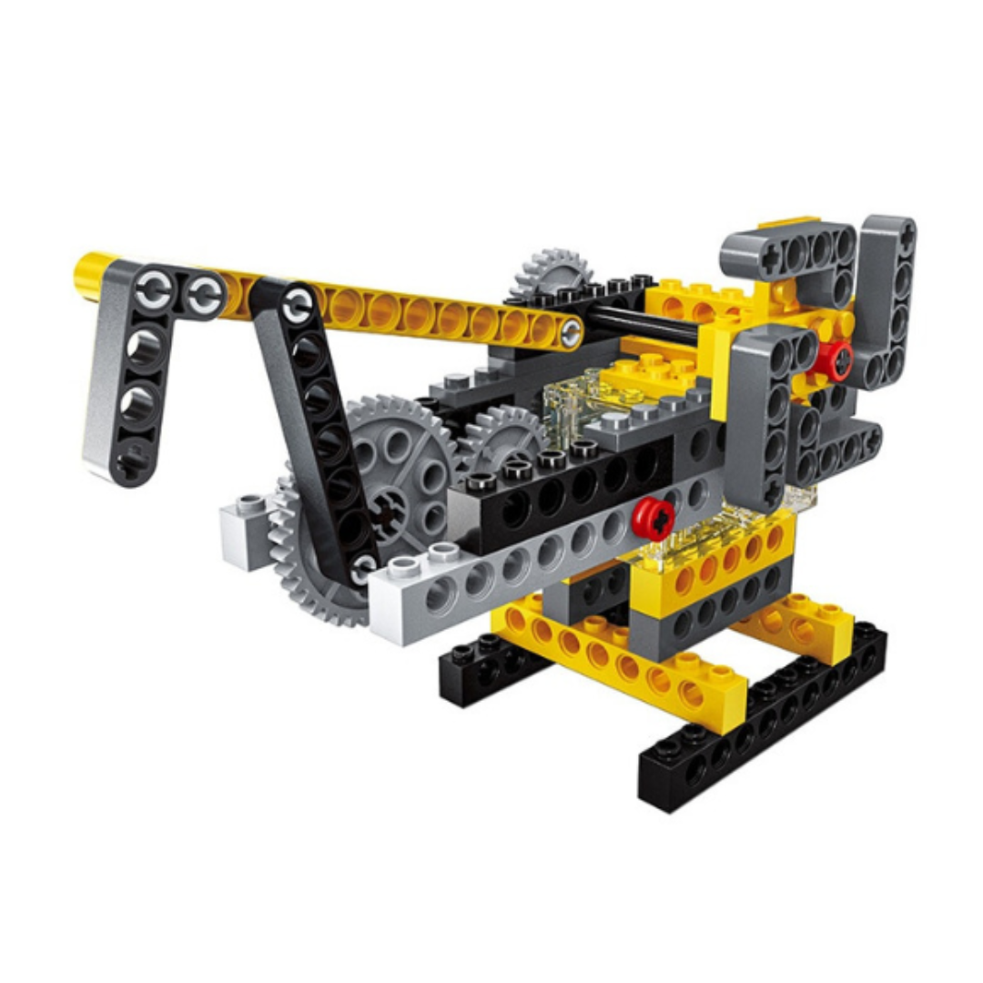 WANGE 1406 Power Machinery – 178-Piece STEM Beam Pump, Bridge & Pirate Ship Set