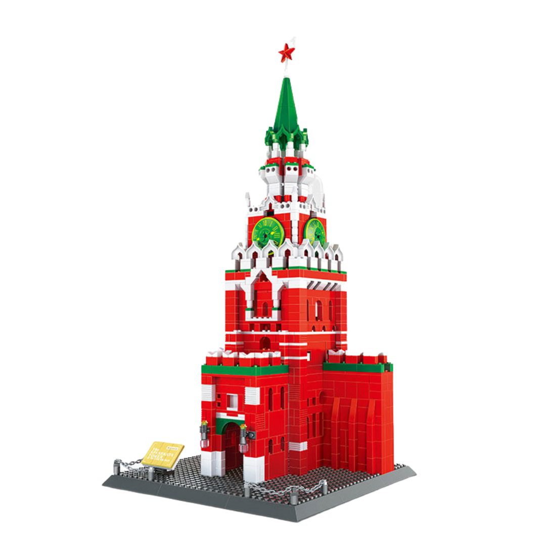 WANGE 5219 – Spasskaya Tower Architecture Building Set (1048 Pieces)