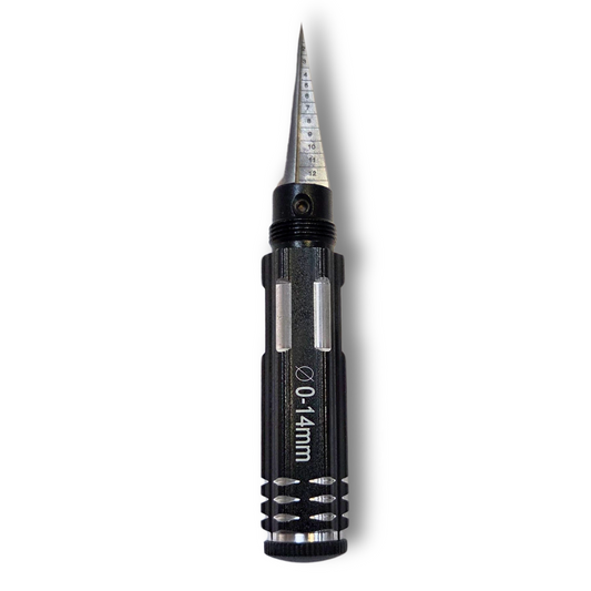 RCONE Universal Reamer — 0–14mm RC Body Tool